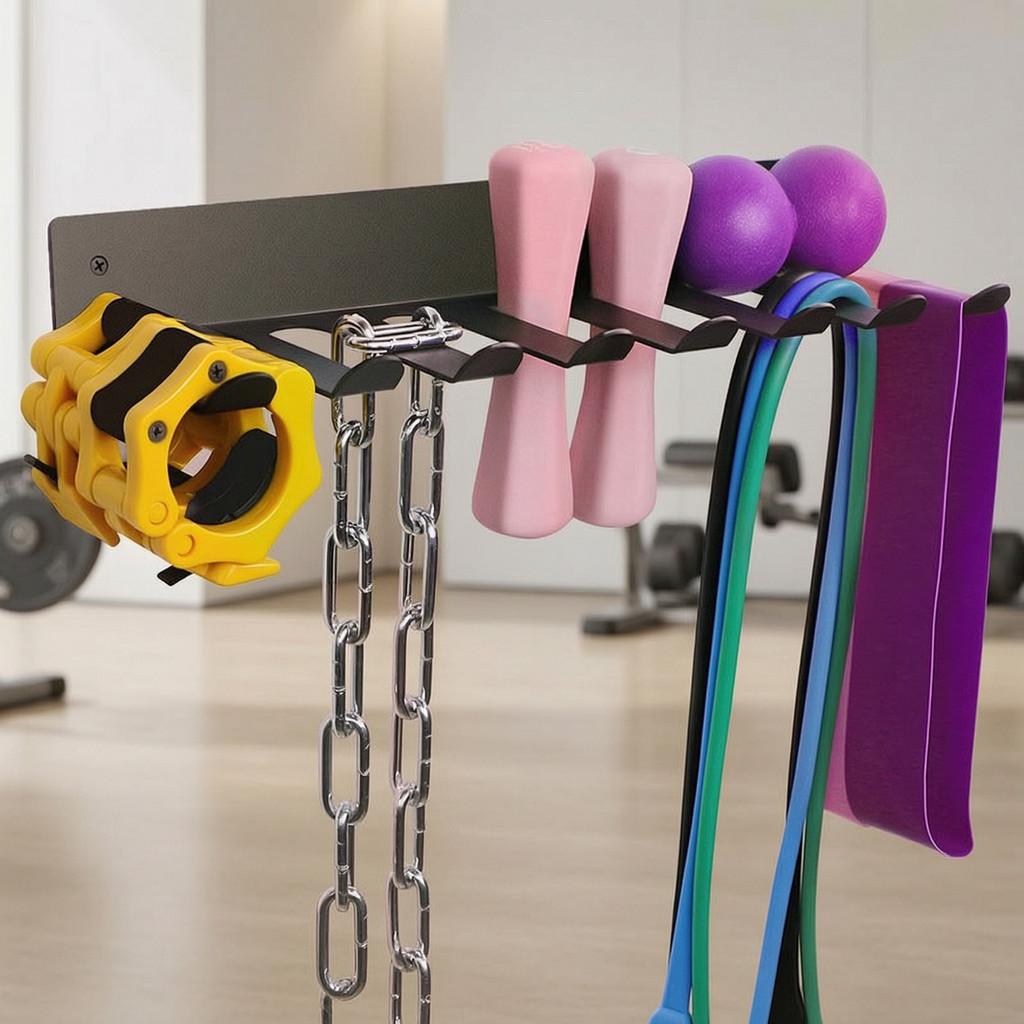 Steel Baseball Bat Rack For Indoor Fitness And Storage Organizer With Heavy Duty Design
