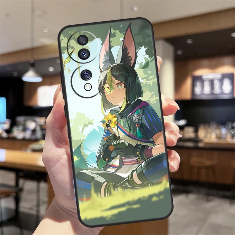 

Чехол Genshin Impact Тигнари для Honor Magic 7 5 6 8 Lite Honor 400 200 Pro 50 70 90 X8c X9a X9b X9c X9d Win RT Honor 70