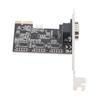 PCI E auf RS232 Serielle Adapterkarte Hochgeschwindigkeitsübertragung PCI E Serielle Host-Controller-Karte für