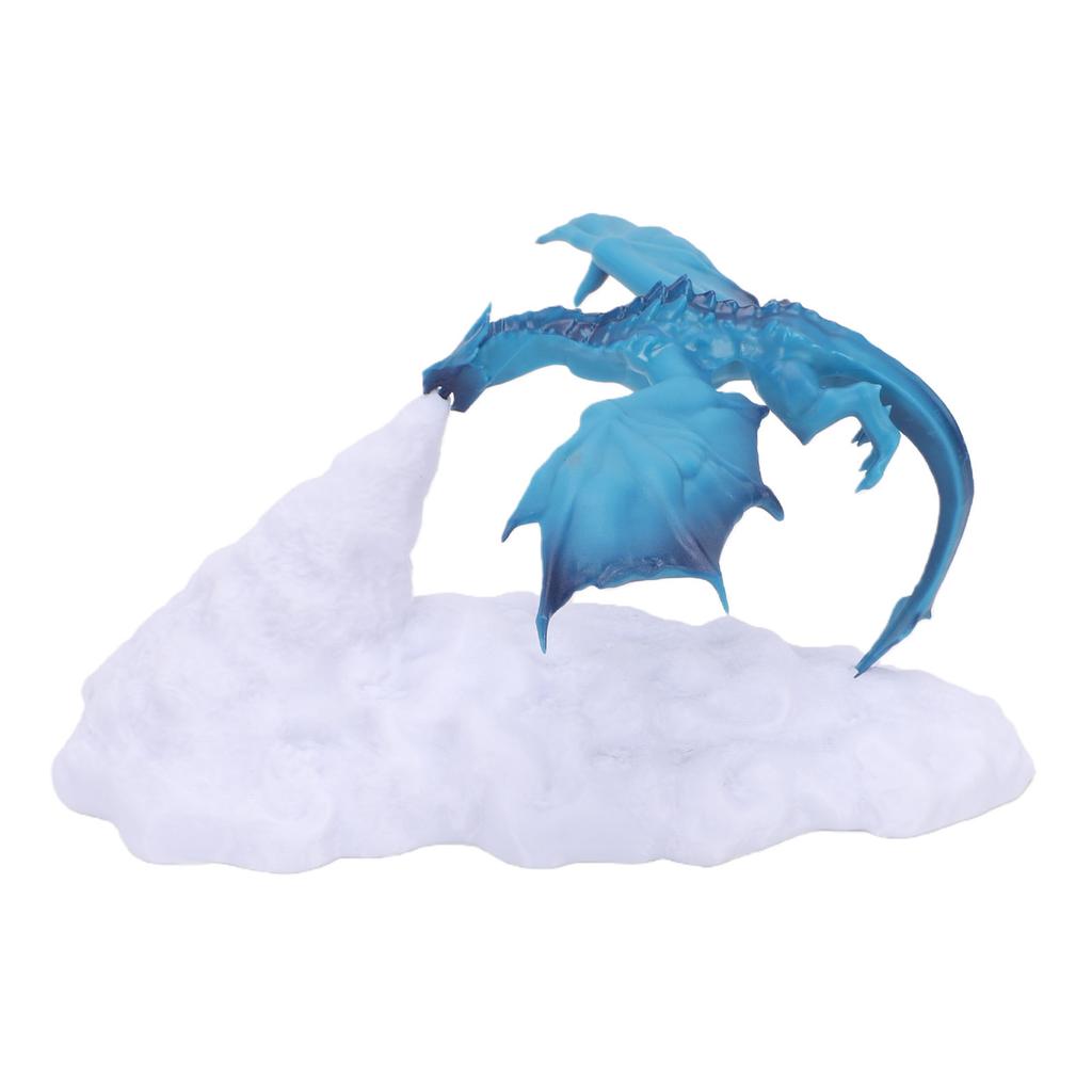 3D Print Dragon Lamp Creative Fire Breathing Decorative Dragon Night Light Tabletop Ornament for Home Bedroom Decor Blue