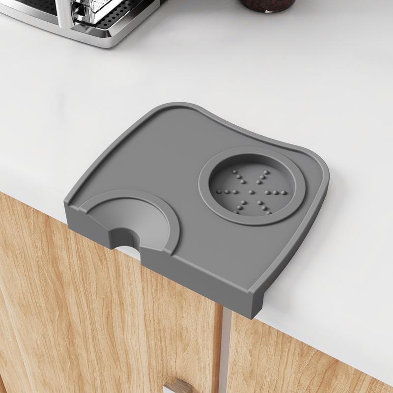 Espresso Coffee Tampers Mat Anti Station Press Tampering Holder Corner Mat Pad Silicone Coffeeware WDT Tools Tamping Barista
