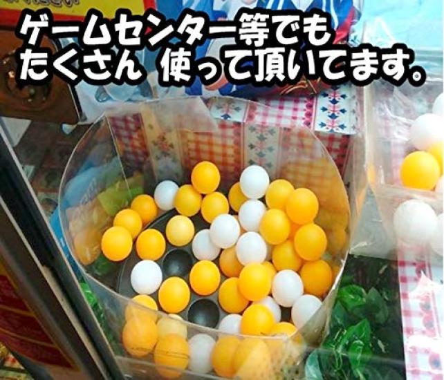 TAKASUE Ping Pong Balls for Recreation, Table Tennis Balls with Storage Bag, Plastic Balls, Plain, Orange, 100 Balls