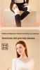 Women's Lace V-neck Warm Lingerie Set: Seamless Slimming Antibacterial Base Layer for Autumn and Winter