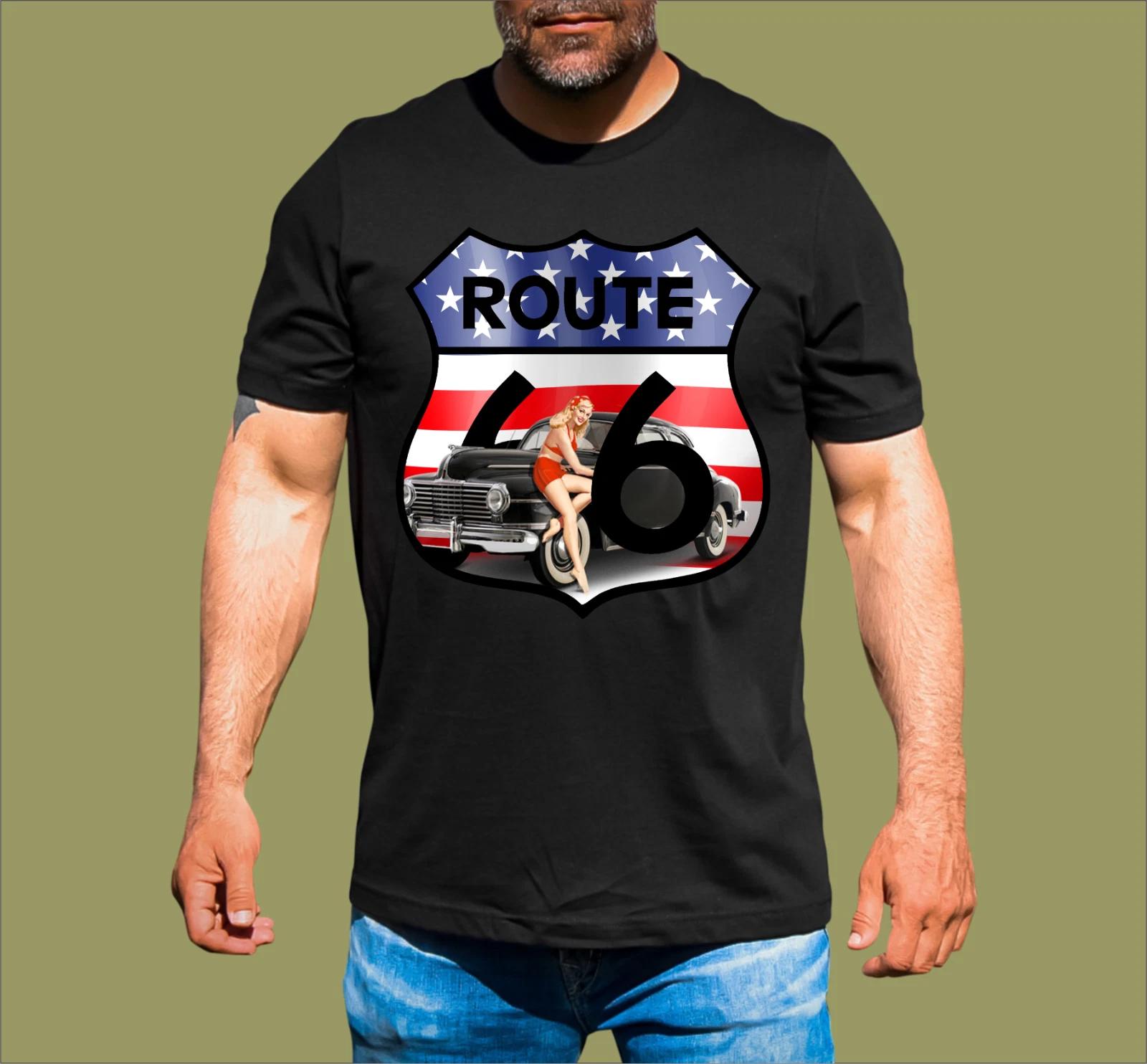ROUTE 66 T-SHIRT 2XL