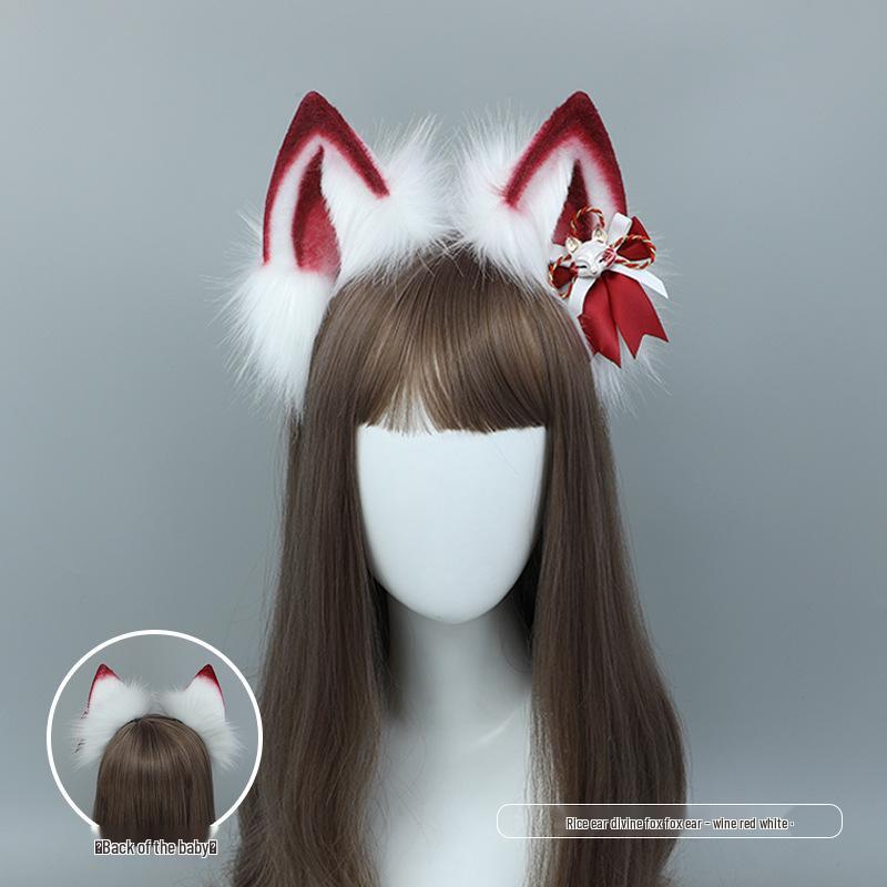 

Inari Kami Kitsune Animal Ear Headband - Cosplay, Comic Con, Party Costume Accessory