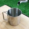 Water Mug Cup with Foldable Handle 220/330/500ml Camping Hiking Mug Beer-Cup