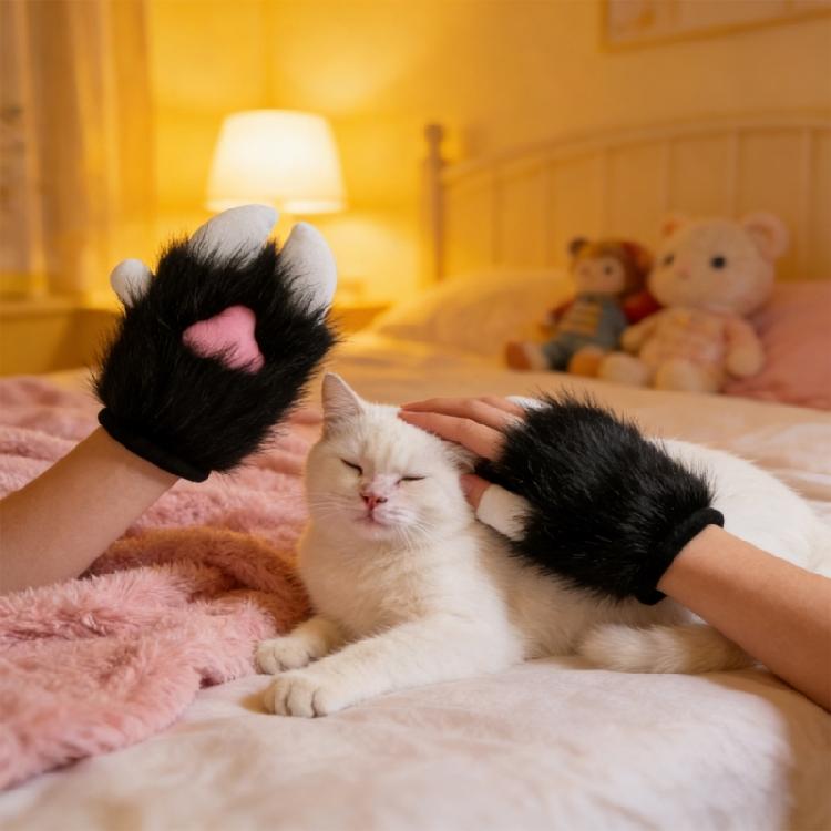 Anime Animal Paws Gloves Soft And Practical Theme Party Gloves For Role Playing And Costume Event