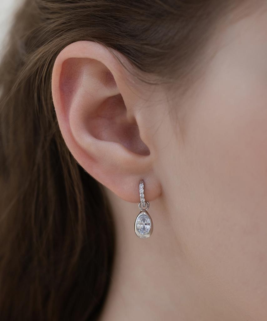Tatiana Duraline Dangle Hoop Earrings Ec3214