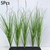 5Pcs Artificial Plants 60cm Fake Plants Lifelike Green Plant Decor Outdoor Indoor Decor Floral Arrangements Foxtail Grass