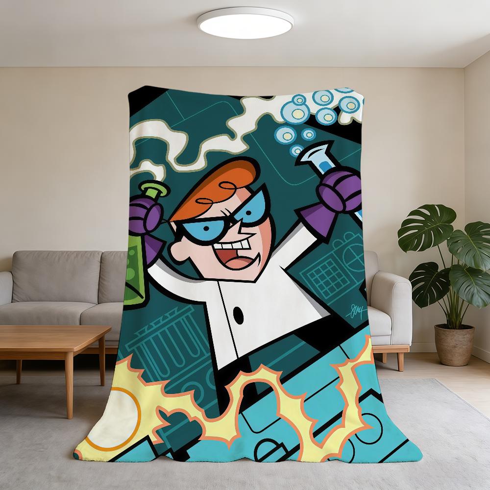 

Blanket Lab Super Warm Comfortable Plush Throw Blanket Cartoon Child Home Sofa Animation D-DexterS Bedroom Gift 75x90cm
