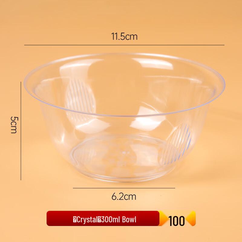 Disposable Transparent Plastic Bowl