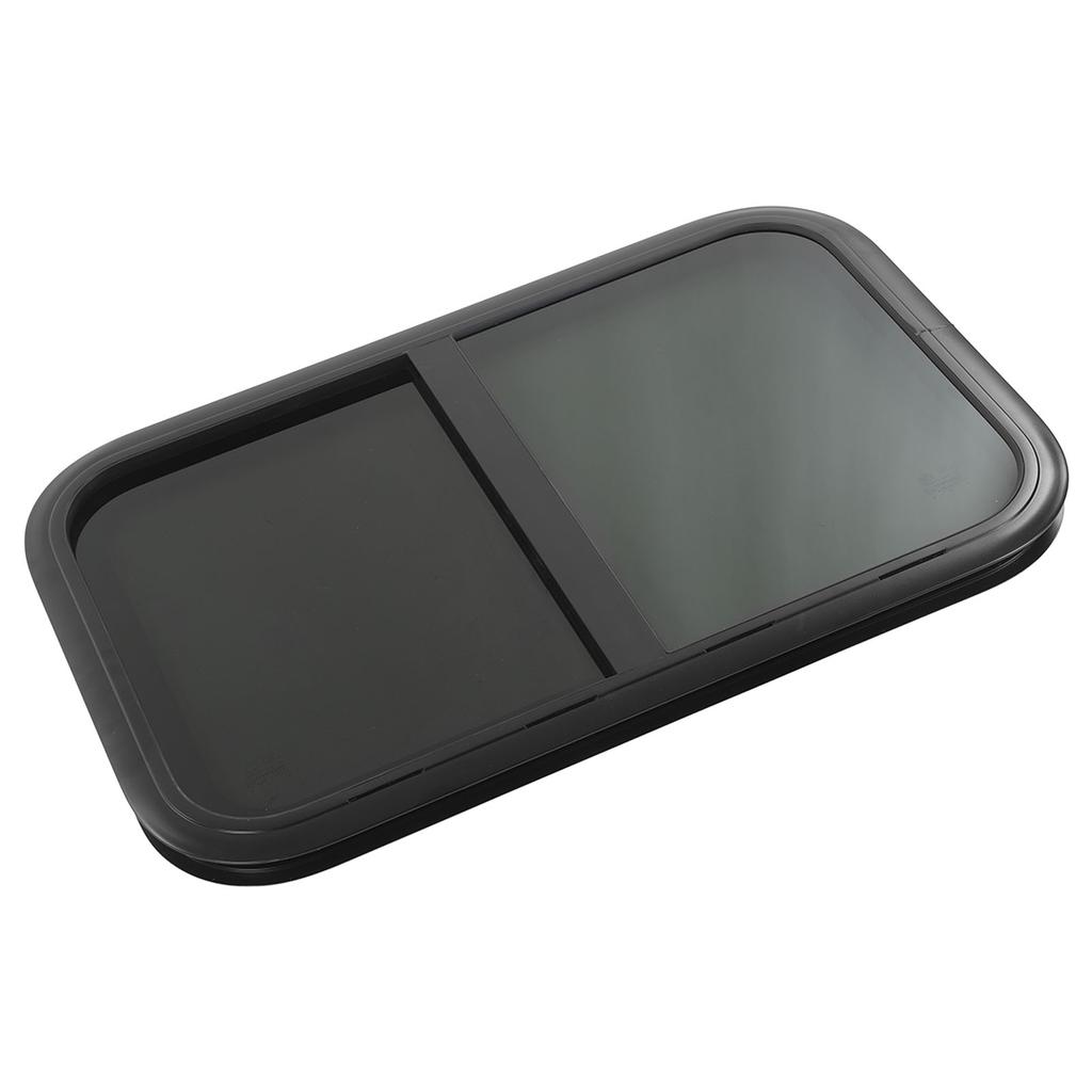 RV Sliding Window L800 H450mm Tempered Glass UV Resistant Insect Screen for Trailer Marine Camper for 26‑31mm 1‑1.2in