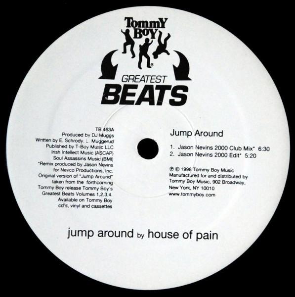 

12inch Record HOUSE OF PAIN - Jump Around (2000 Mix) (Remix 2) TB463 Tommy Boy 1998 US Rap & Hip-Hop/R&B Used