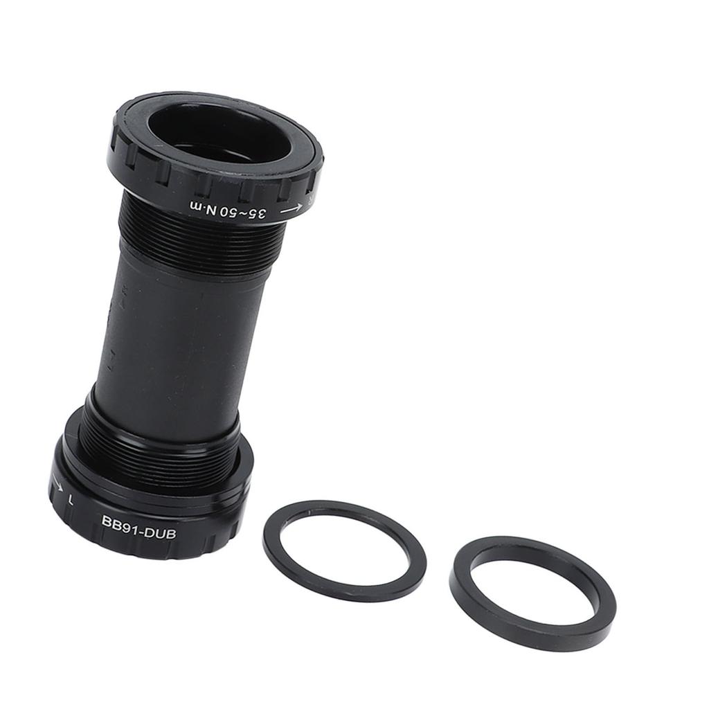 BB91DUB Bike Bottom Bracket Integral Sealed Bearing Aluminum Alloy Press Bottom Bracket for Cycling