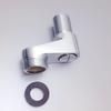 2PCS Shower Faucet Adjustable Adapter Solid Brass Wall Mounted Width Replacement Angle Valve Bathroom Accessories