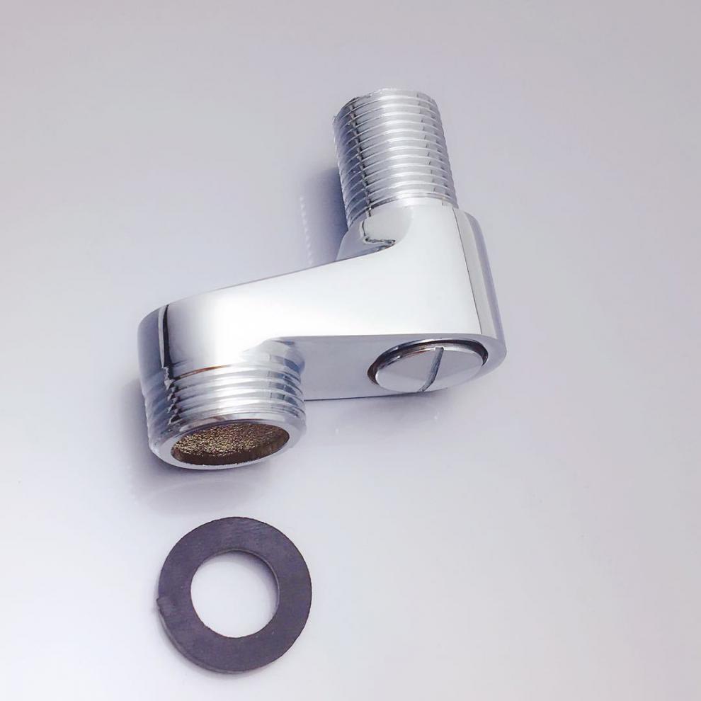 2PCS Shower Faucet Adjustable Adapter Solid Brass Wall Mounted Width Replacement Angle Valve Bathroom Accessories