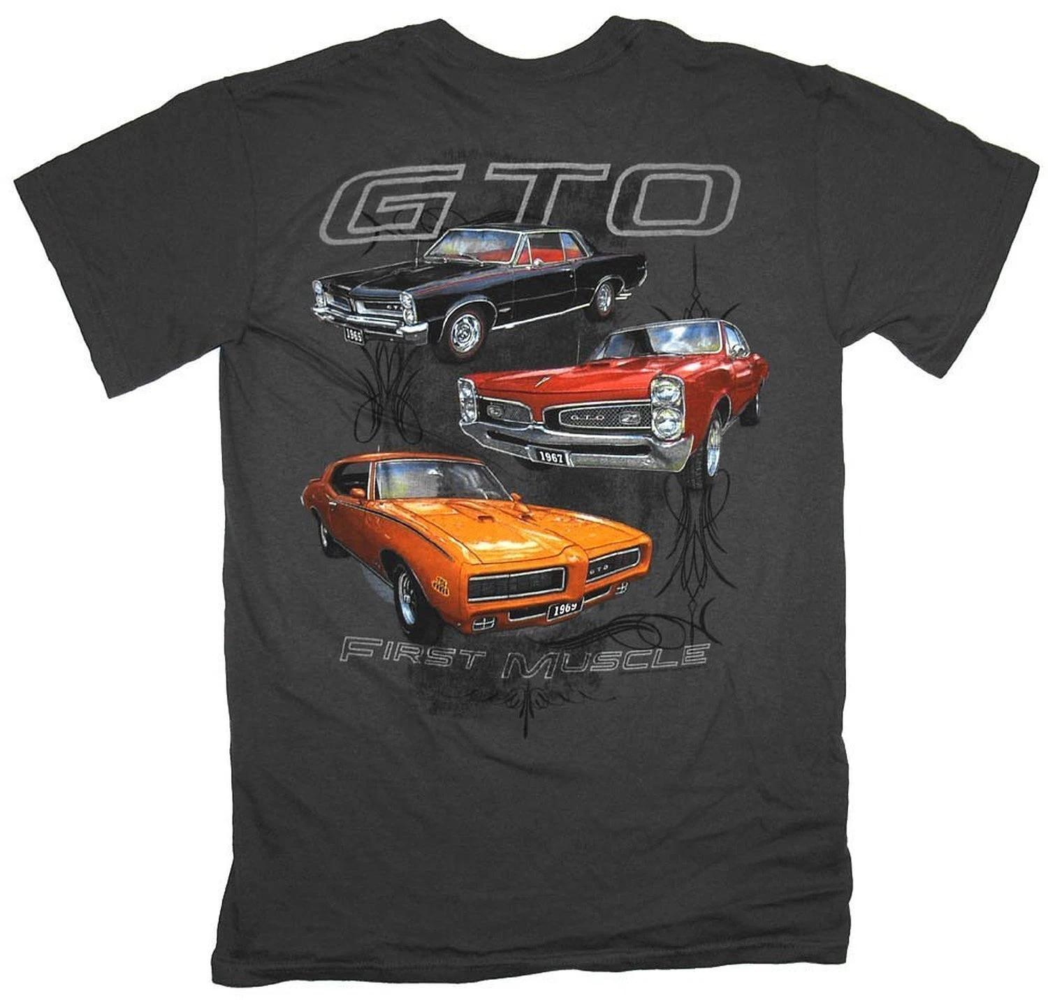 GM Chevrolet GTO 1965 1967 1969 First Muscle Tee T shirt Chevy GTO L