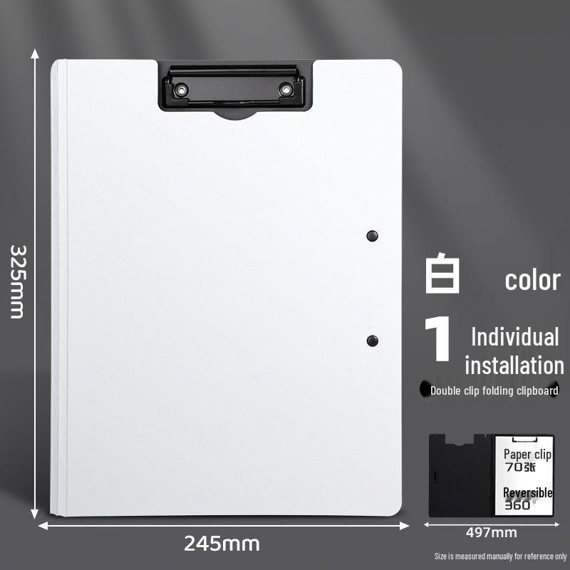 Macaron Color Frosted A4 Document Storage Clipboard with Thick Foam Board