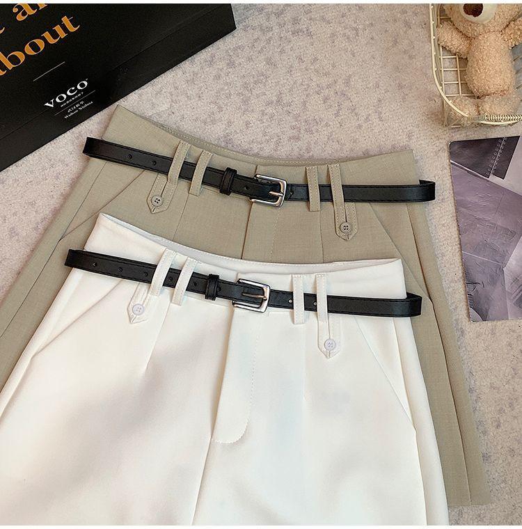 2026 Summer Women's Casual High-Waist A-Line Wide Leg Shorts