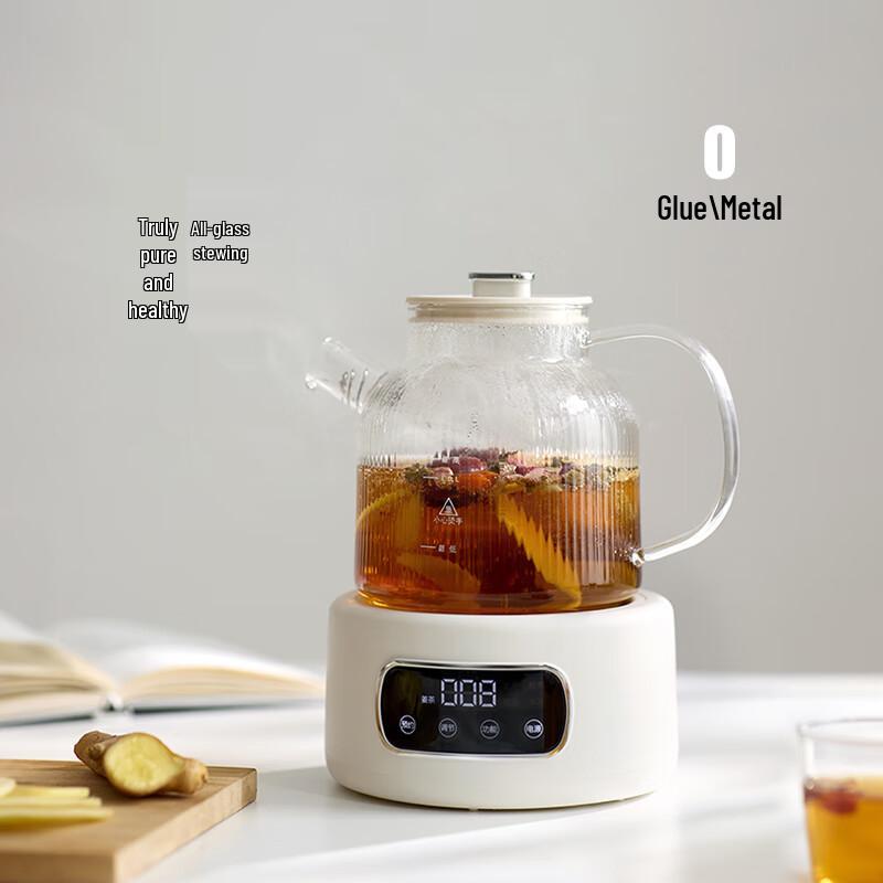 olayks 1,2L Vollglas Gesundheitswasserkocher CN-Stecker (Adapter enthalten)
