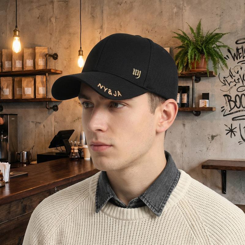 Men'S Hat Embroidery Baseball Cap Outdoor Spring And Autumn Fashion Sunscreen Visor Casual Sun Cap