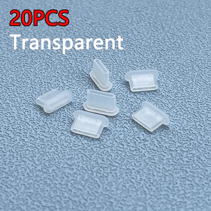 

50/20Pcs Type-C Dust Plug USB Charging Port Protector Silicone Anti-dust Plug Cover Cap for Samsung Huawei Xiaomi Phone Dustplug