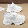Herbst neue Plattform-Sneaker, leichte atmungsaktive Laufschuhe mit weicher Sohle, Mesh-Dad
