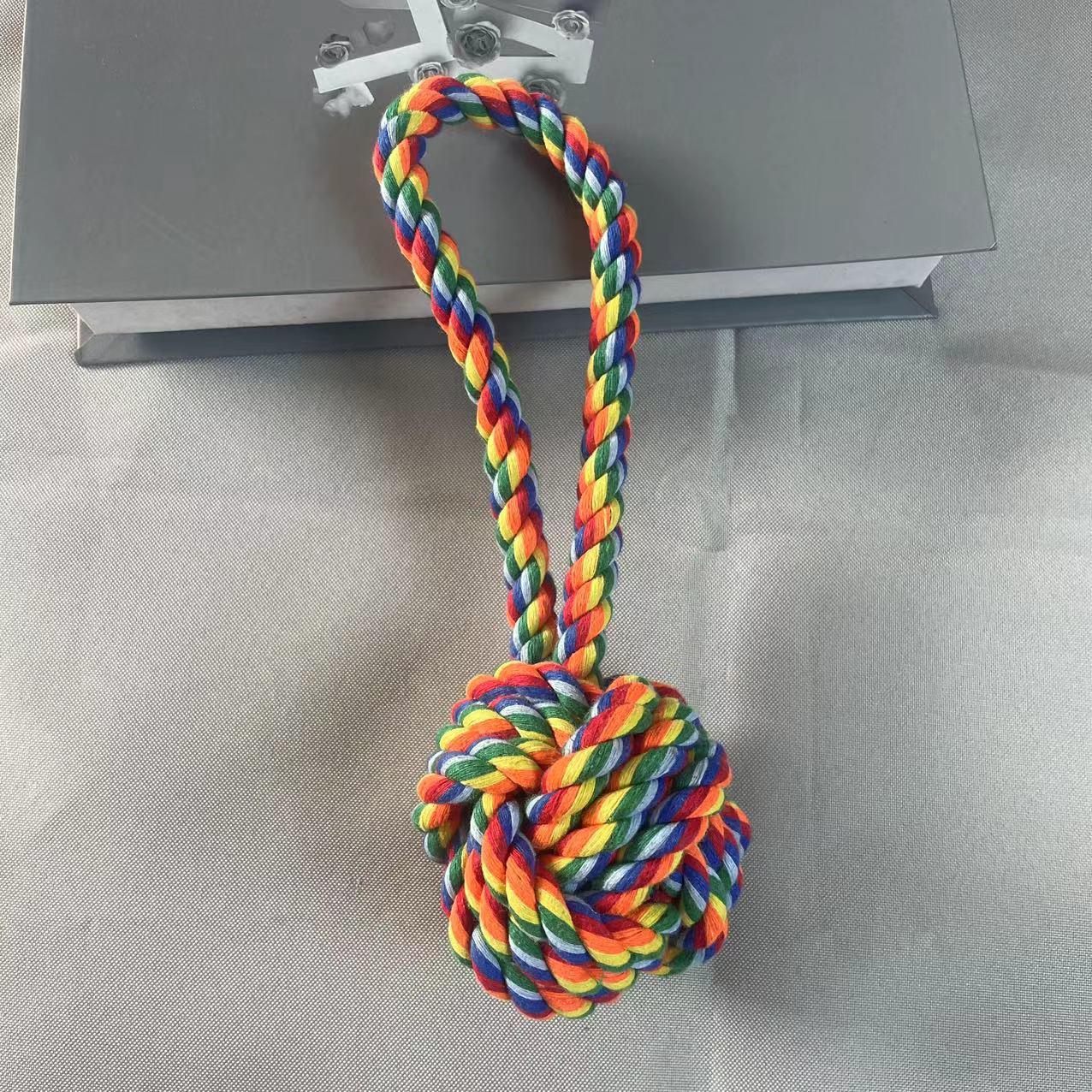 

Прочный набор игрушек-узлов из хлопковой веревки для маленьких, средних, крупных собак