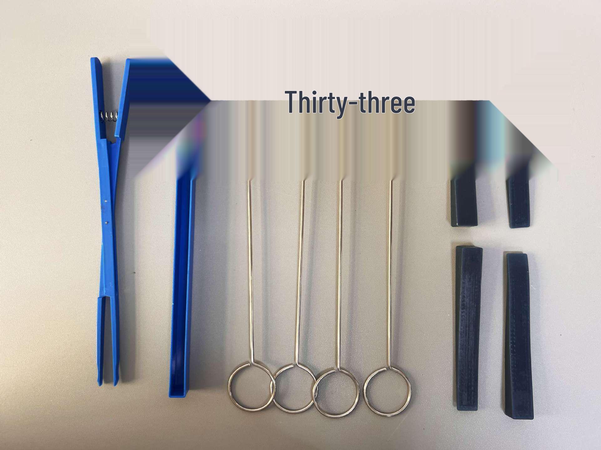 Piano Tuning & Muting Accessories: Muting Fork, Strip, Treble Nylon Clip Without Velvet Bag