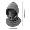 Winter Hood Hat Windproof Warm Adjustable Drawstring Headwear Winter Face Hood For Cold Weather Cycling Outdoor Work Hiking