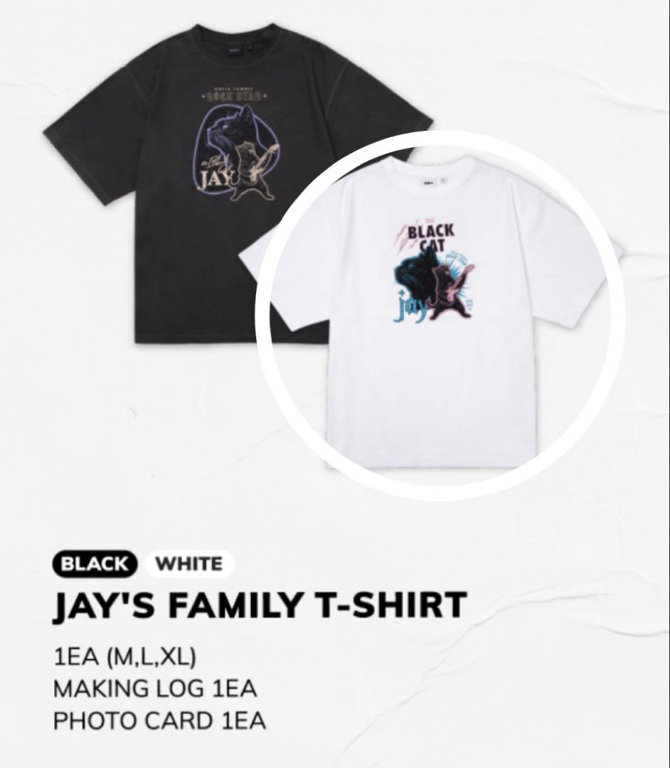 

[Б/У] Футболка из поп-ап магазина, созданная артистом ENHYPEN, Размер L, Джей