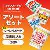 Nissin Foods Cup Noodles Assortment Set of 12 Popular Cup Noodles Chili (Soy Sauce, Curry, Seafood, Tomato)