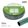 Tuyau D'arrosage - EDM - 15m - Ø Intérieur 15mm - Ø Extérieur 19mm - Résistant Et anti-UV
