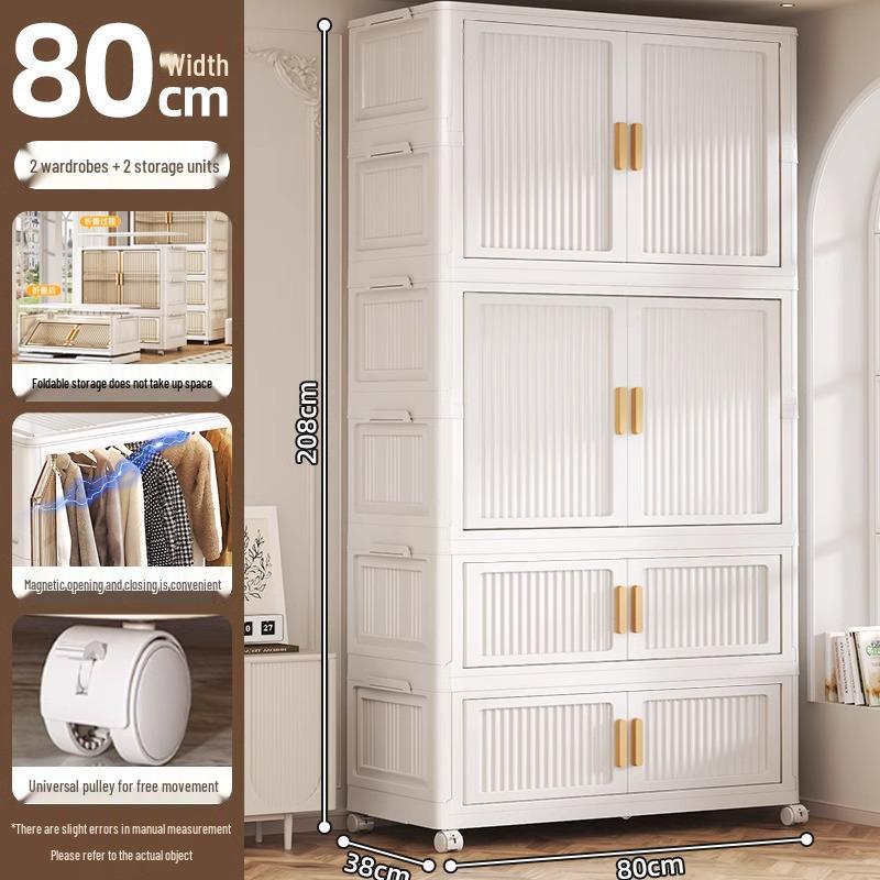 Younai Hängender Kleiderschrank für Kinder: Kleiderschrank für Babykleidung für das Schlafzimmer