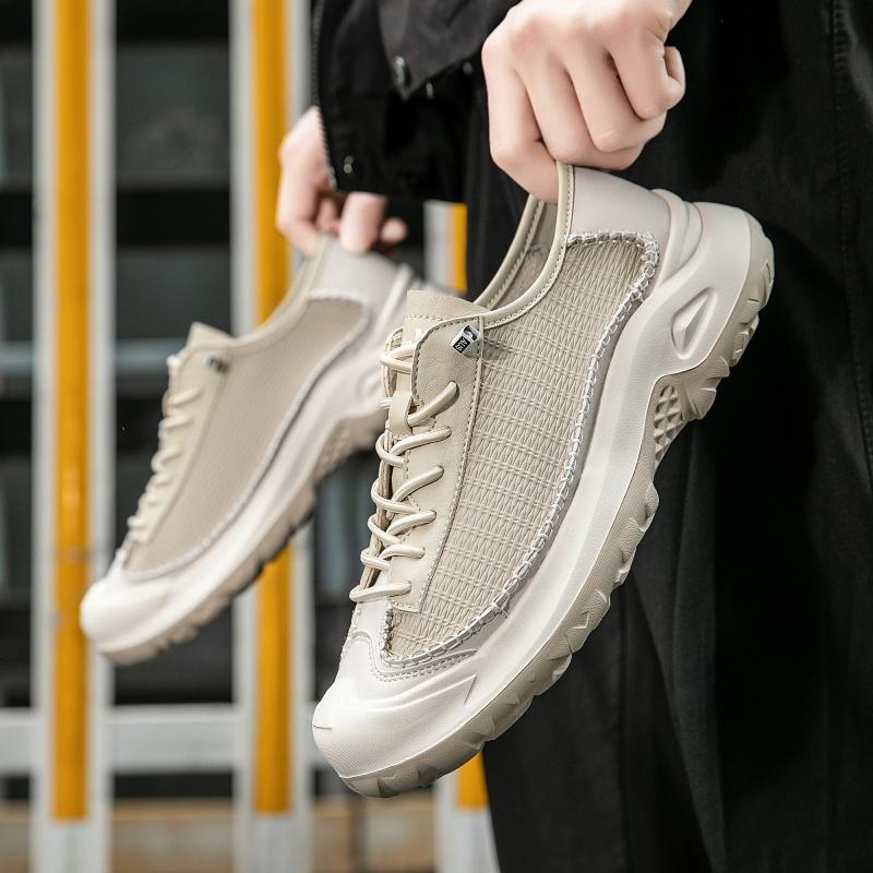 Leisure Board Shoes Korean Version Fashionable Men's Shoe Low Cut Wear-resistant Sports Running Shoes Men's Outdoor Travel Shoes