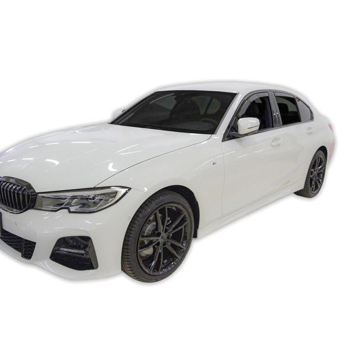 Déflecteurs d'air - BMW Série 3 G20/G21 (2018+) - 4 pièces - Teintés noirs - Aérodynamiques, montage facile