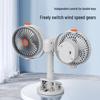 Dual-Headed Smart Clip & Wall-Mount Fan, Portable Low-Noise Circulation Desktop Fan for Home