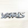 3D Metal Yaris Logo Emblem Badge Matte black Chrome Plated Trunk Letter Sticker For Toyota Yaris Car Exterior Decor Accessories