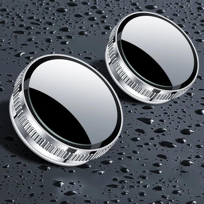 Suction Cup Reversing Rear View Mirror 360 Degree Adjustable Large Field of View Auxiliary Wide Angle Outside Blind Spot Mirror