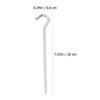 Aluminum Tent Ground Stakes Pegs Heavy Duty Tent Nails For Camping Tent Picnic Blanket Beach Tarp Outdoor Accessories