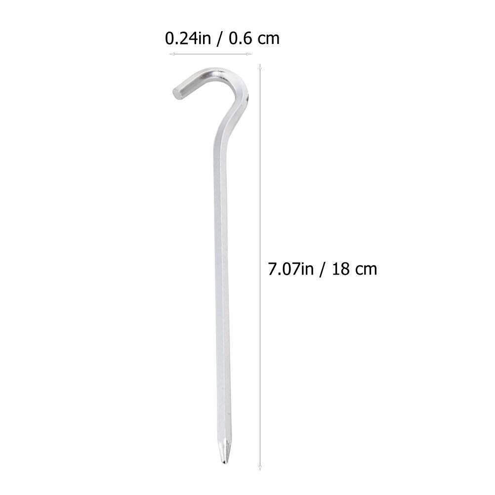 Aluminum Tent Ground Stakes Pegs Heavy Duty Tent Nails For Camping Tent Picnic Blanket Beach Tarp Outdoor Accessories