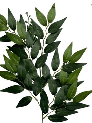 8 Pcs Artificial Green Plant Leaf Flower Fake Eucalyptus Arrangement Accessories Artificial Eucalyptus Leaf Fake Plants for Home Party Decoration