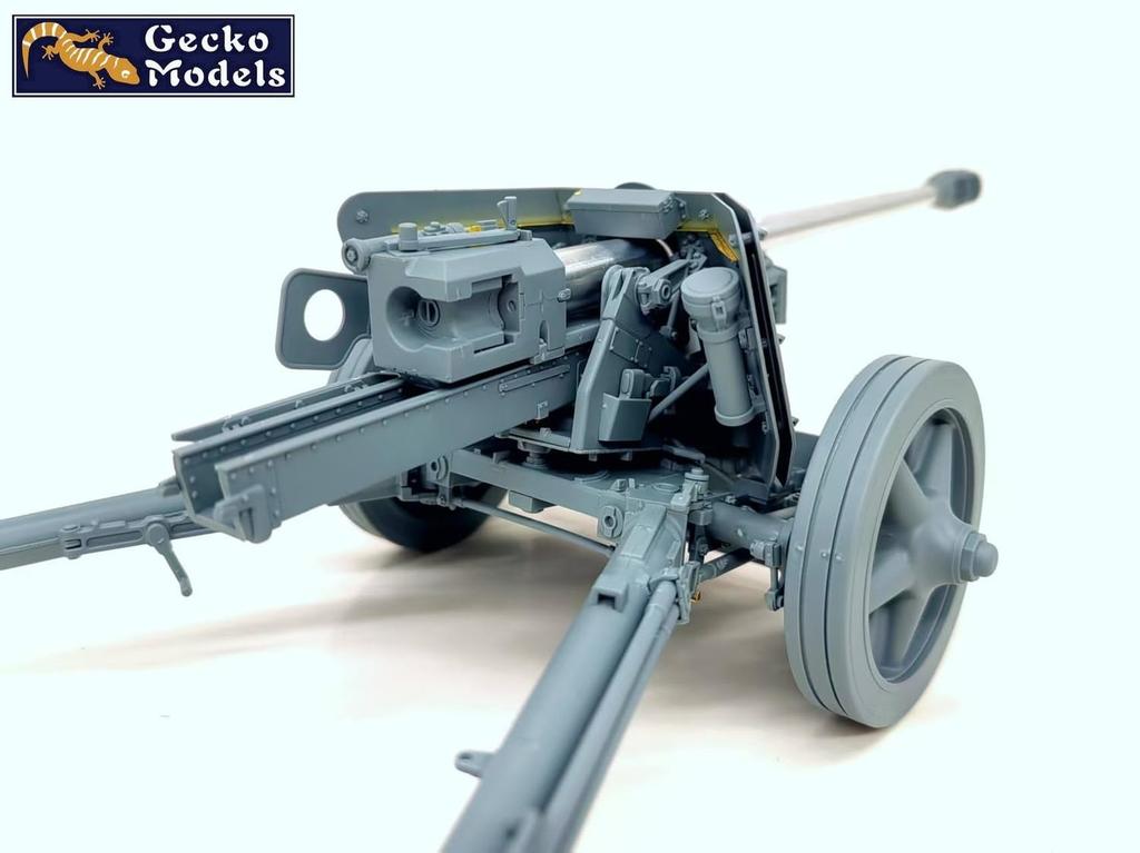 Gecko Models German PaK40 Gun Early Model Plastic Model GEC16GM0012 1/16 7.5cm Anti-tank (cannon)