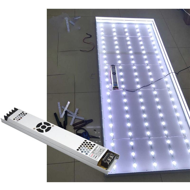 12V/24V 100W/60W Ultra Thin LED Power Supply 180-260V Light Box Built-in Switching Transformer for LED Strip Light