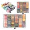 DIY Embroidery Thread with Transparent Storage Box Cross Stitch Tools Embroidery Floss Kit for Halloween Christmas Mothers Day