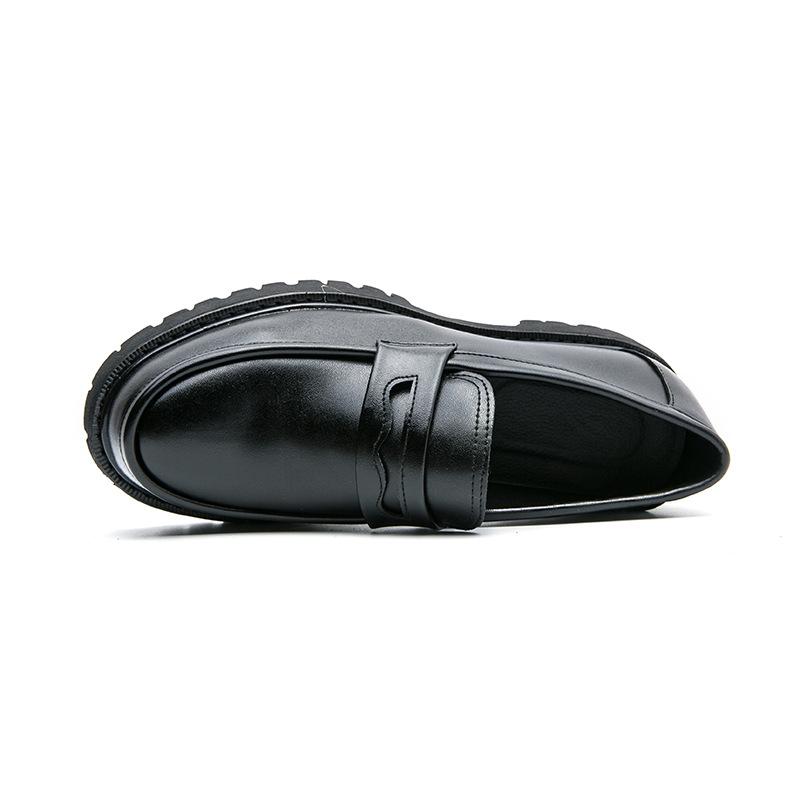 Young And Young One-Pedal Loafers Black Men'S Leather Shoes