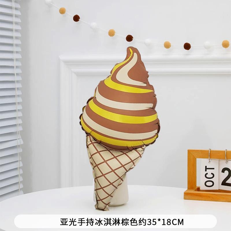 

Cake Daisies Animal Balloons Boys And Girls Party Atmosphere Decoration Children S Birthday Scene Arrangement Photo Props Matte Handheld Ice Cream Brown