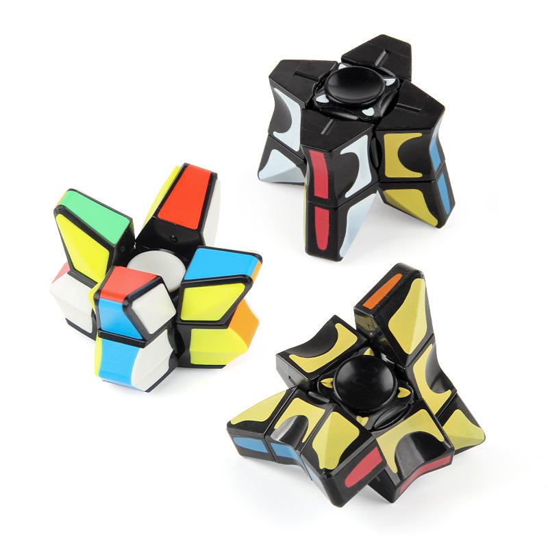 Children'S New And Strange First-Order Fingertip Gyro, Special-Shaped Rubik'S Cube Smoothly Rotates To Decompress And Vent, Decompression Rubik'S Toy