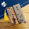 Chinese Style Bookmark: Creative Nan Bamboo with Plum, Orchid, Bamboo, Chrysanthemum Tassel – Inspirational Gift for Teachers