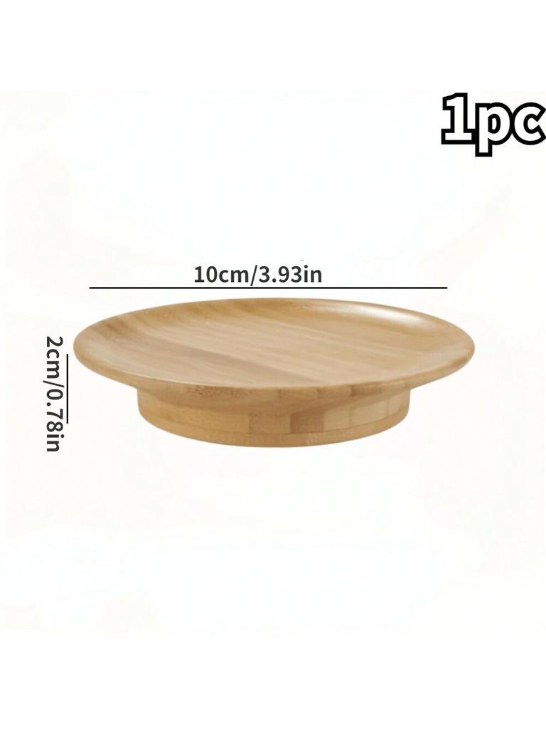 Ensemble de Planche à Charcuterie Écologique en Bambou avec Assiettes Rondes pour Apéritifs et Sous-verres pour Verres à Vin Parfait pour les Fêtes les Restaurants